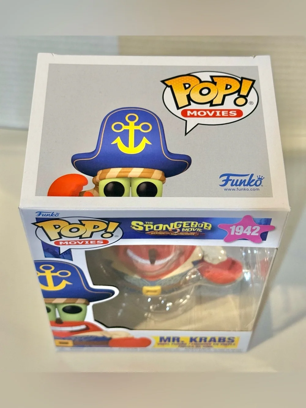 Funko Pop Movies #1942 The Spongebob Movie Mr. Krabs Brand New